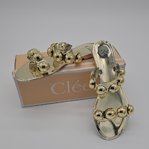 Clee Shoes - Gold Women's Sandals